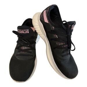 Sketchers Womens GOrun Mojo 2.0 Escape Sneaker~Size 8~Black/Pink Comfort Shoes